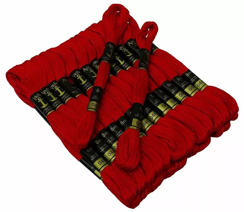 Anchor Threads Sewing Floss Cross Stitch Stranded Cotton Thread Hand Embroidery