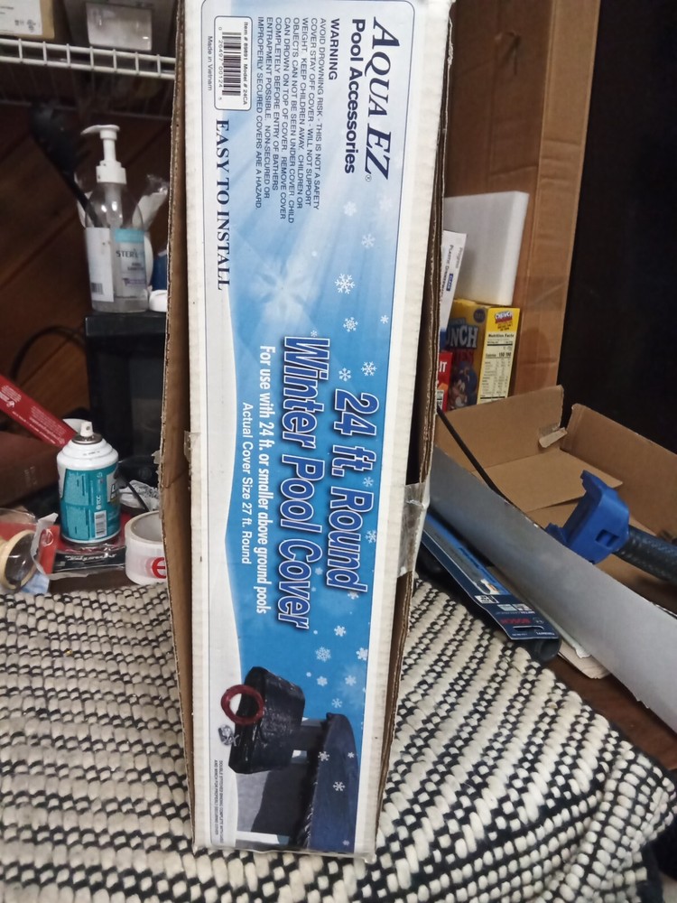 Aqua 24 ft Round Pool Winter Cover #24CA