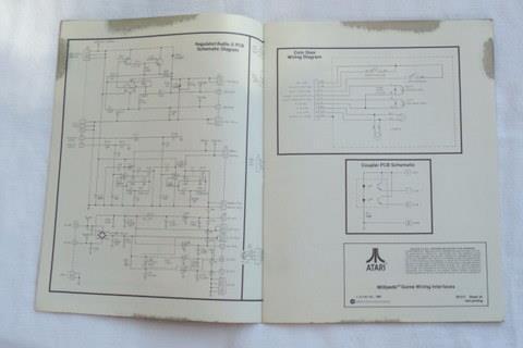 ATARI Schematic Supplement for Millipede Operation, Maintenance, Service SP-217