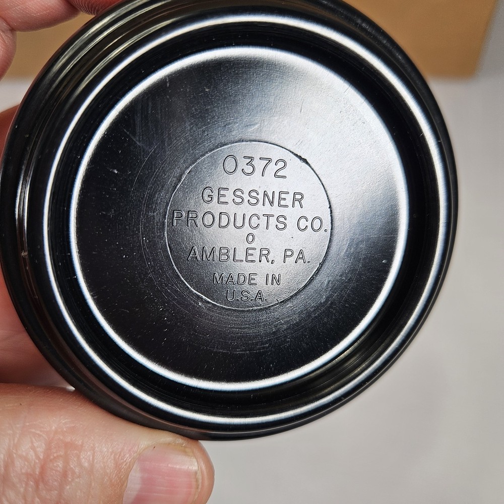 Gessner #0372 Melamine Straight Side Ramekin 2 oz Stackable Black 12 Pcs 1 Dz