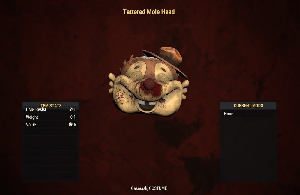 (Xbox) Tattered Mole Head