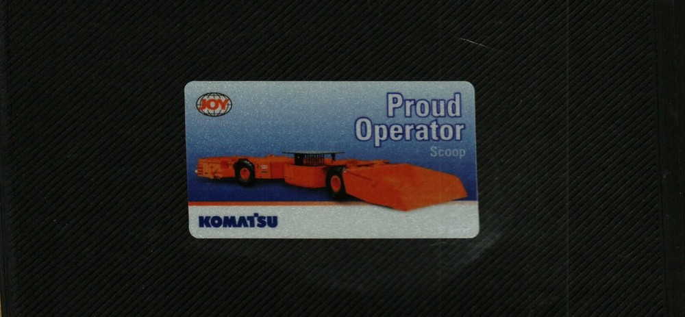 NICE SCOOP PROUD OPERATOR JOY COAL MINING STICKER # 815