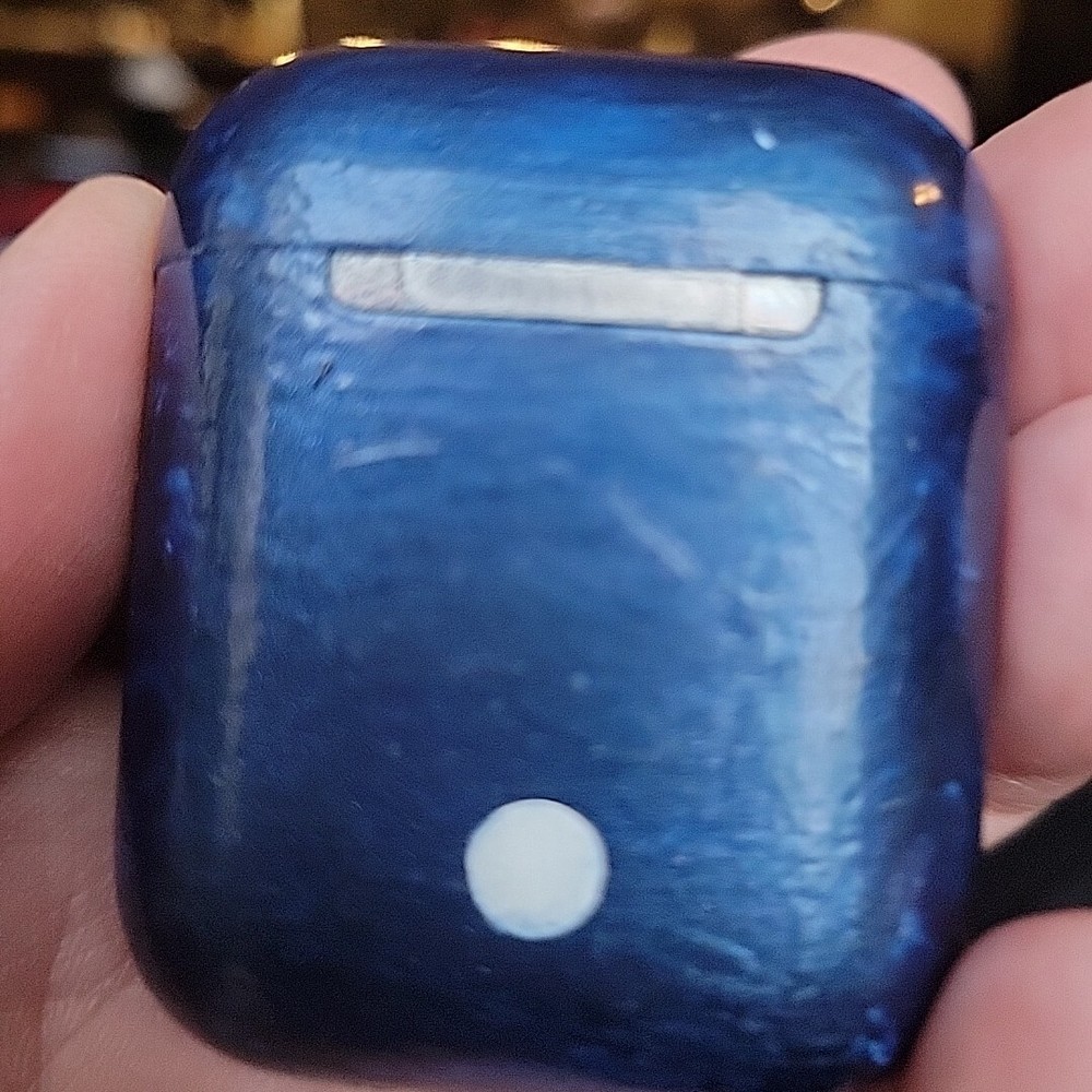 Apple AirPods Charging Case Only Replacement Blue BYU Trashed Customized