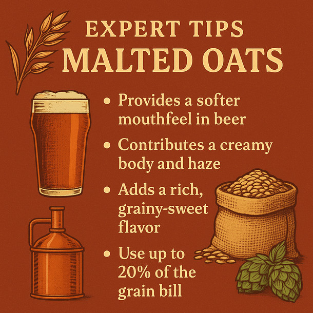 Sugar Creek Malted Oats 55 lb