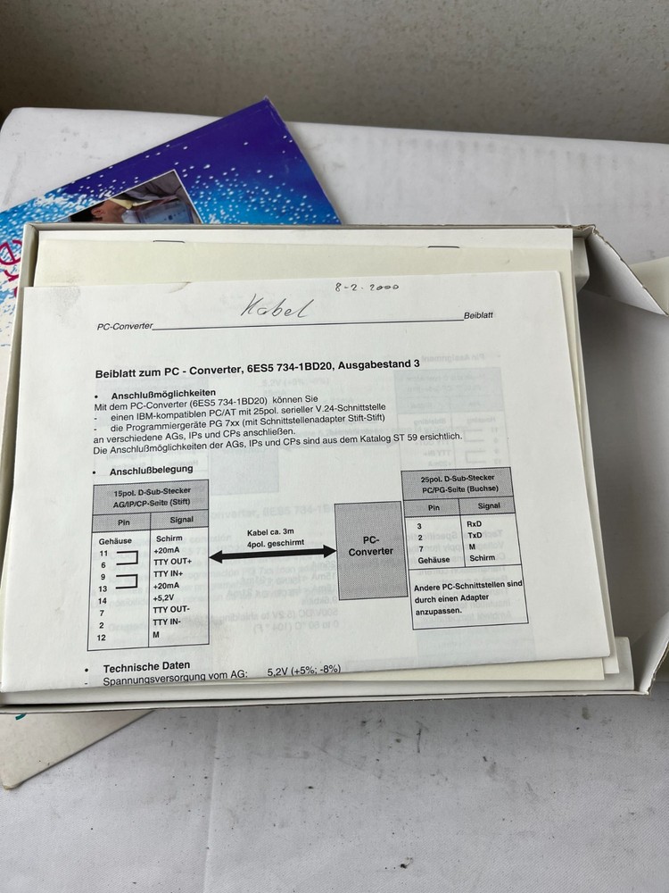Siemens SIMATIC S5 STEP 5 Basic V7.x Upgrade Package 6ES5 894‑0MA04‑0UG4