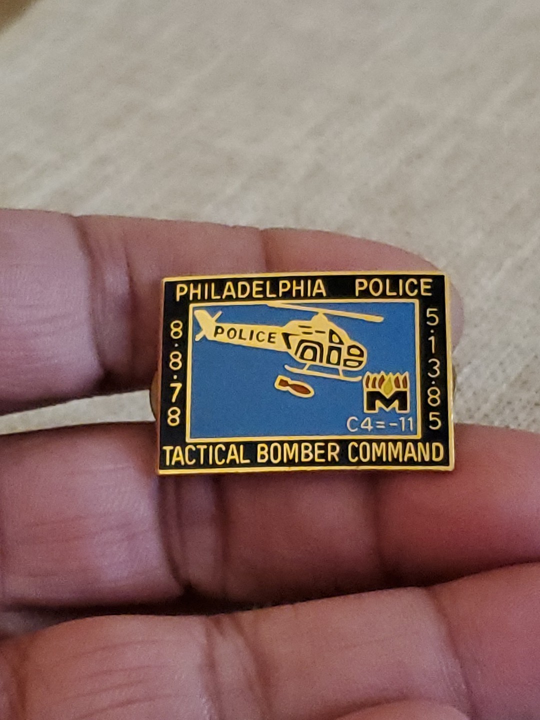 Philadelphia Police Helicopter Pin