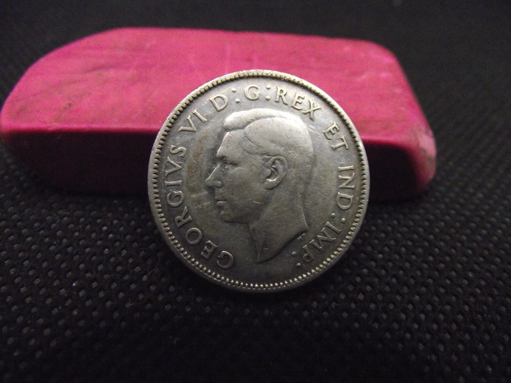 CANADA 1942 80% SILVER 25 CENTS