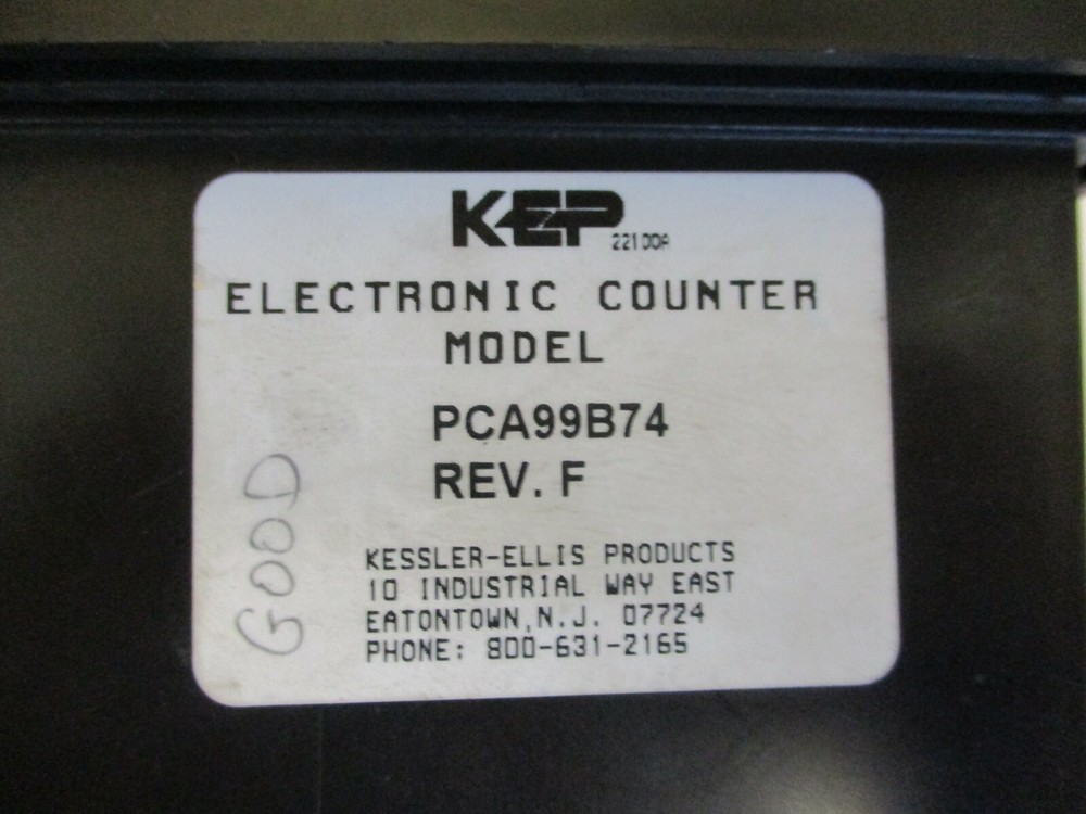 KESSLER-ELLIS KEP MODEL PCA99P74 ELECTRONIC COUNTER