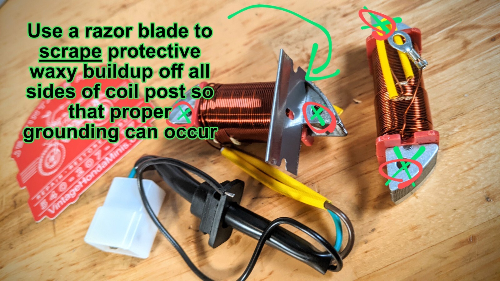 Stator Plate - Rebuild Kit For Mitsubishi Flywheels - Honda CT70H SL70 XL70