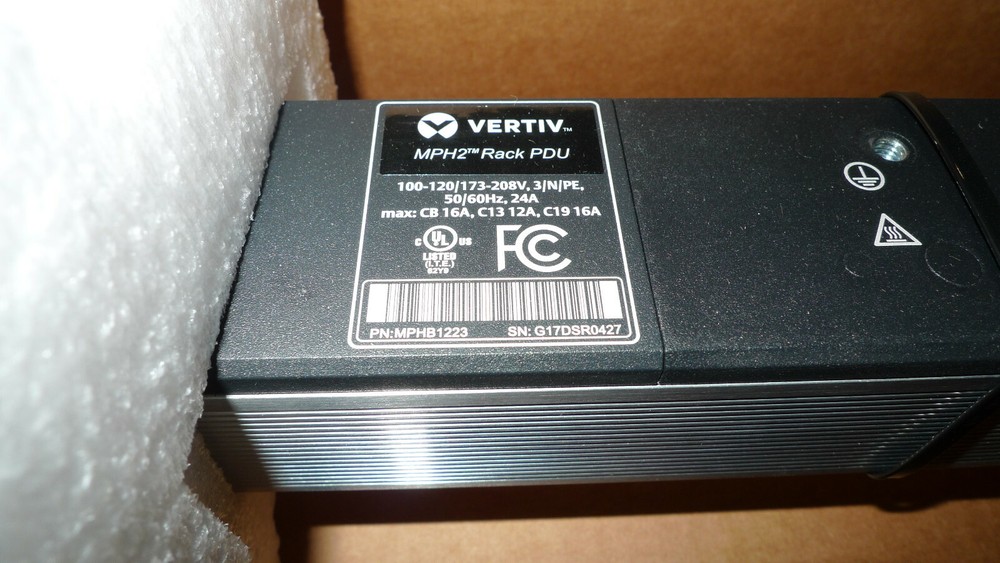 NEW Vertiv MPH2 Managed Rack Power Distribution Unit MPHB1223