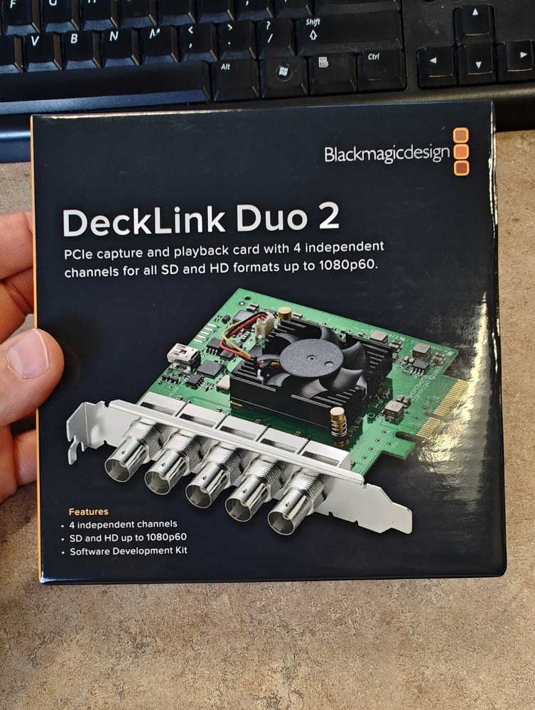 Blackmagic Design DeckLink Duo 2 BDLKDUO2 - Open Box
