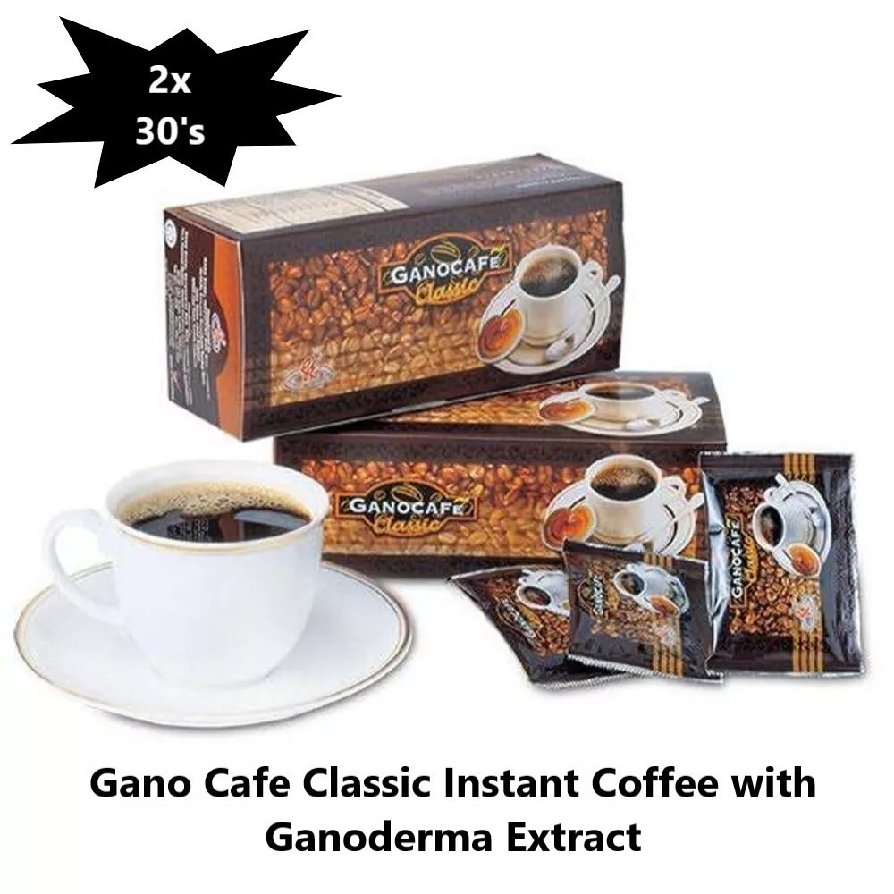 2 x 30’s Gano Excel GanoCafe Instant Coffee CLASSIC with Ganoderma Extract