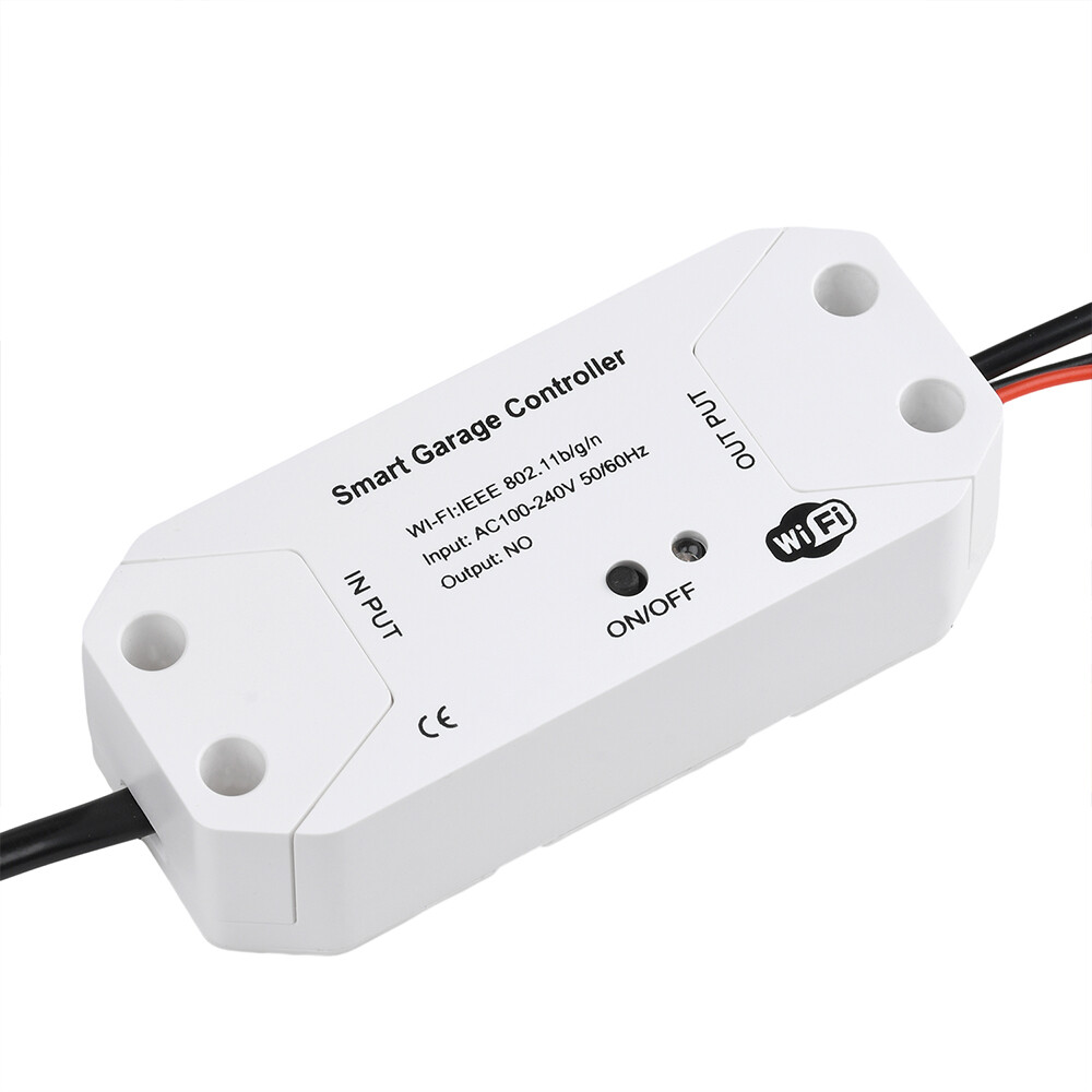 WiFi Smart Garage Door Opener Wireless APP Remote Controller Timer Voice Control