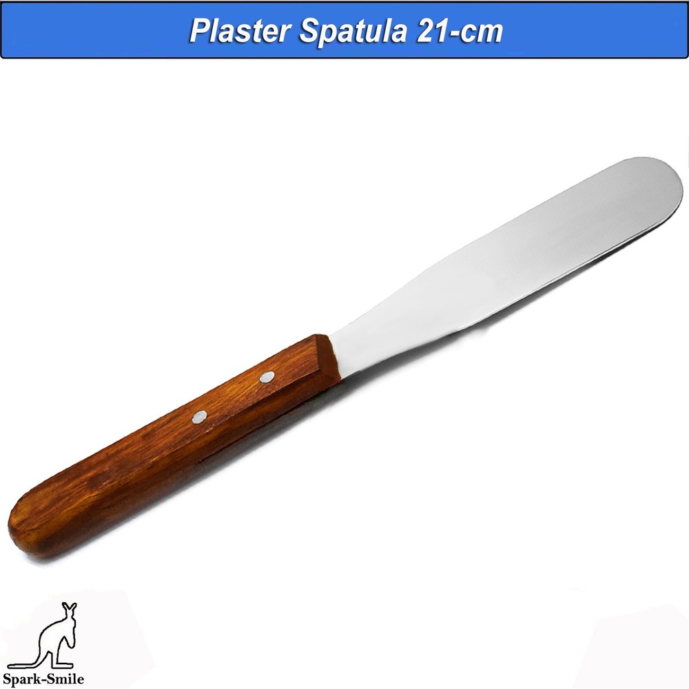 Dental Plaster Spatulas Fahen Waxing Modelling Wood Handle Lab Instruments Set