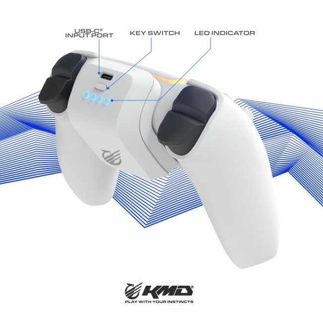 KMD Extended Battery Pack for DualSense PS5 Controller