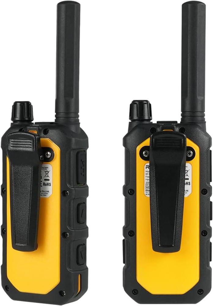 RB48 Plus Walkie Talkies - Long Range, Waterproof, Rechargeable 2 Pack
