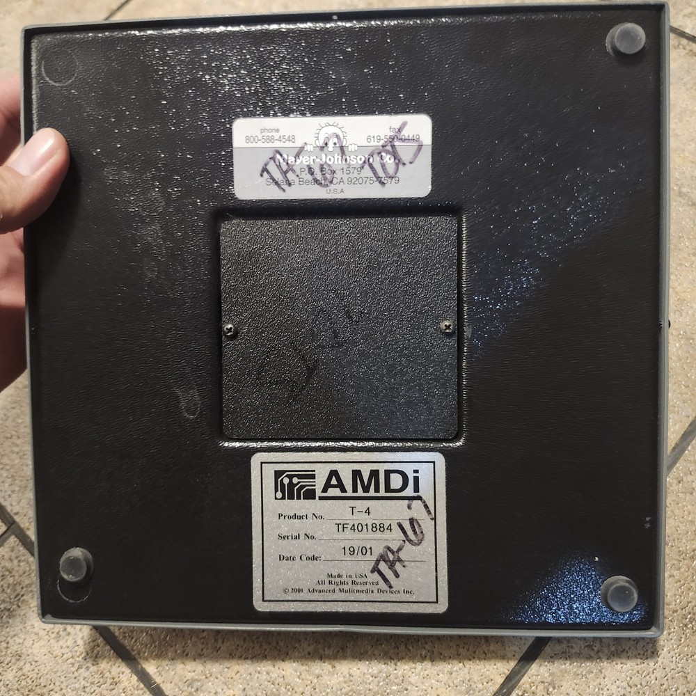 Tech Talk AMDI Communication Speech Device 4 square model T-4 Tested Working