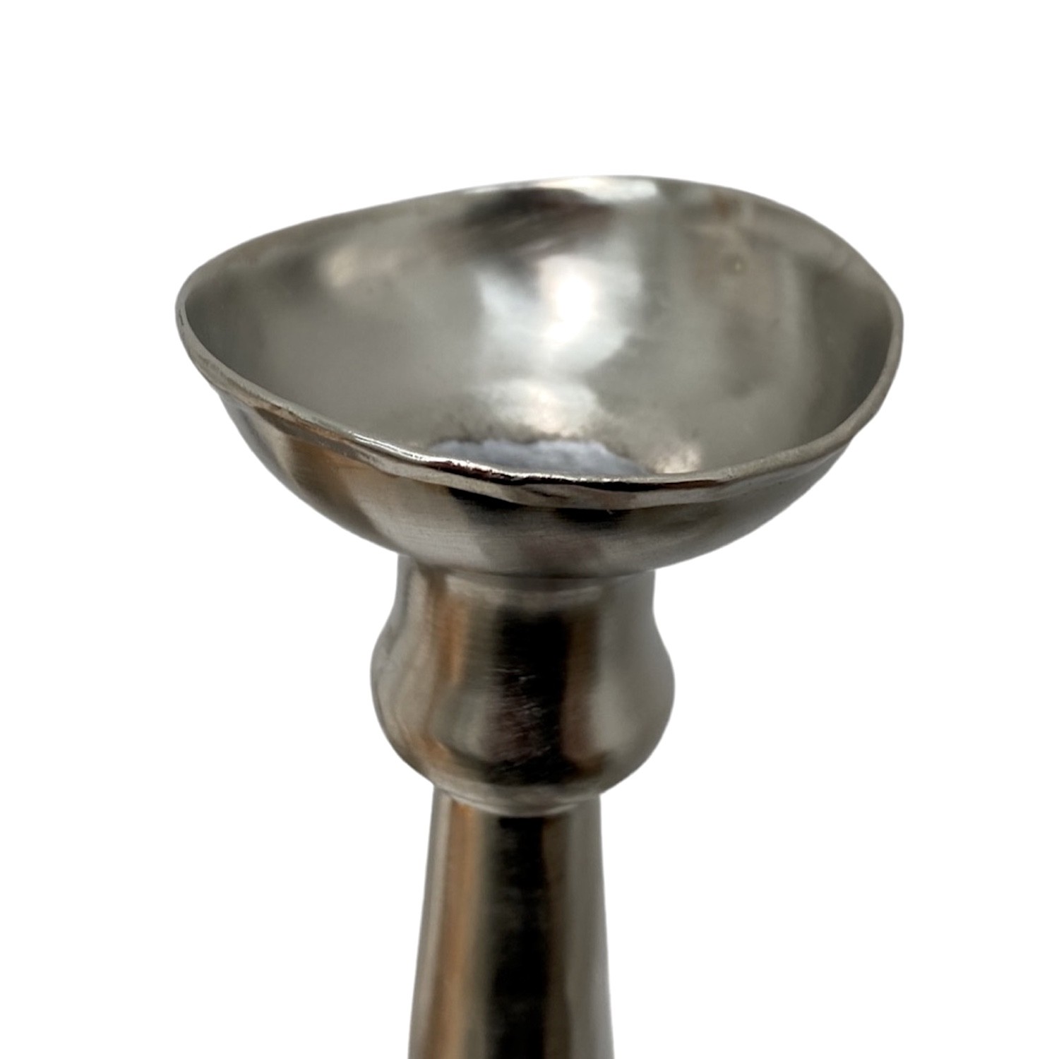 Old Firefighter Fire Parade Horn Trumpet or Bugle Brushed Satin Nickel