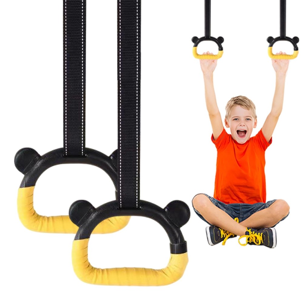 Adjustable Gymnastics Rings for Home Workouts, Strength Training Equipment