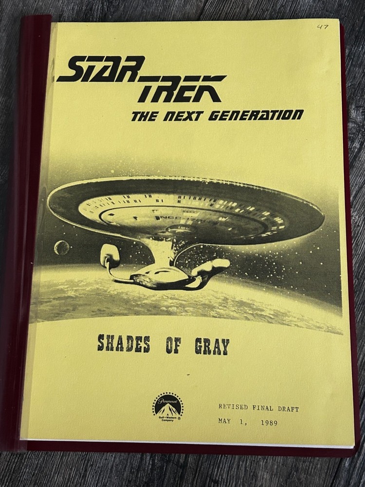 STAR TREK Script The Next Generation Shades of Gray Revised Final Draft