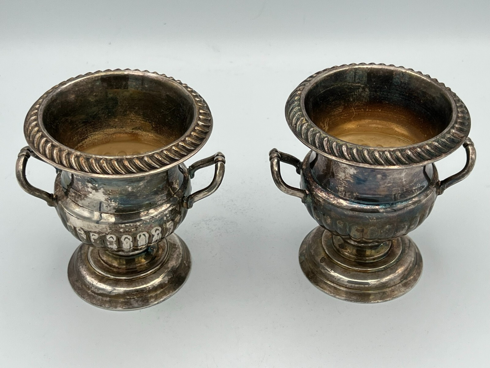 Pair of Antique Maritime Related Loving Cups