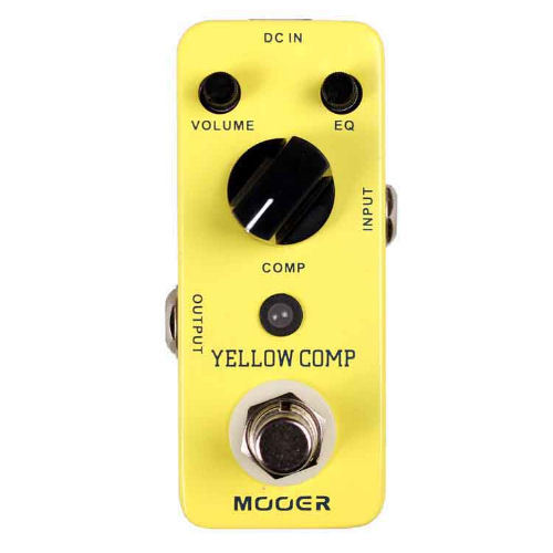 Mooer Yellow Comp + PCZ Connector Optical Compressor Micro Guitar Effect Pedal
