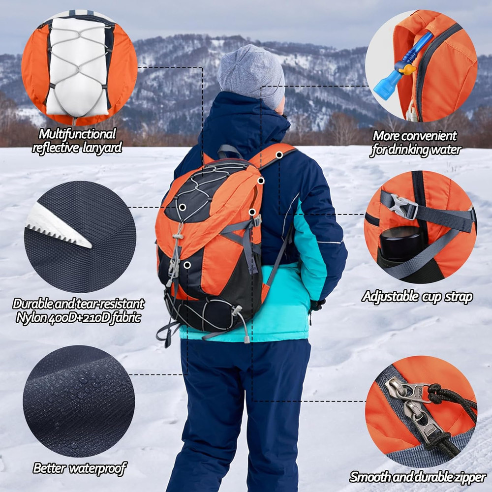 Ultra Lightweight & Packable Hiking Backpack 20L,Water-Resistant Foldable