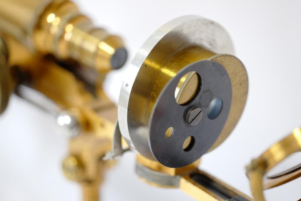 Antique Microscope Bausch & Lomb Griffith Club Model Microscope