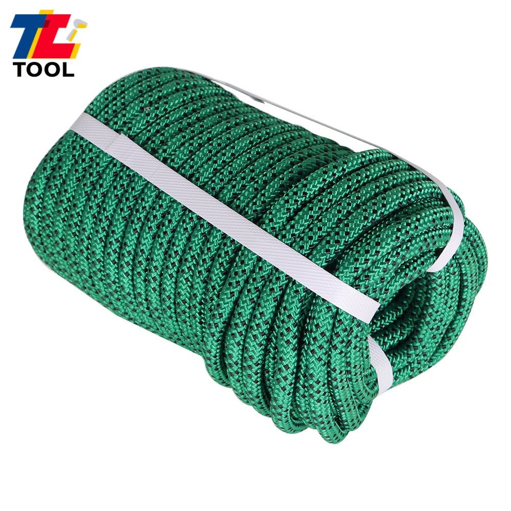 3520Lbs 3/8" × 100' Rope High Strong Pulling Rope Braided Polyest Rope