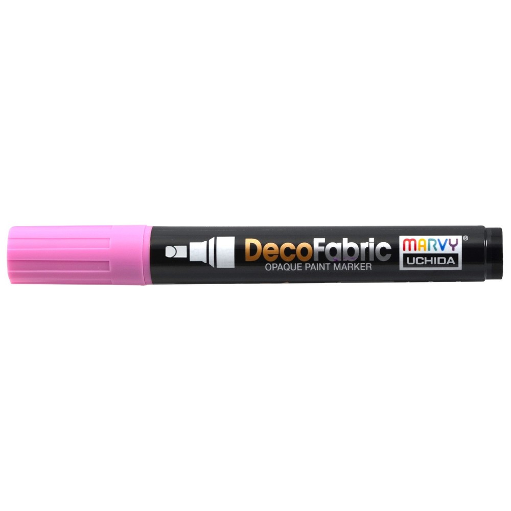 Uchida DecoFabric Opaque Paint Marker Chisel Tip-Pink