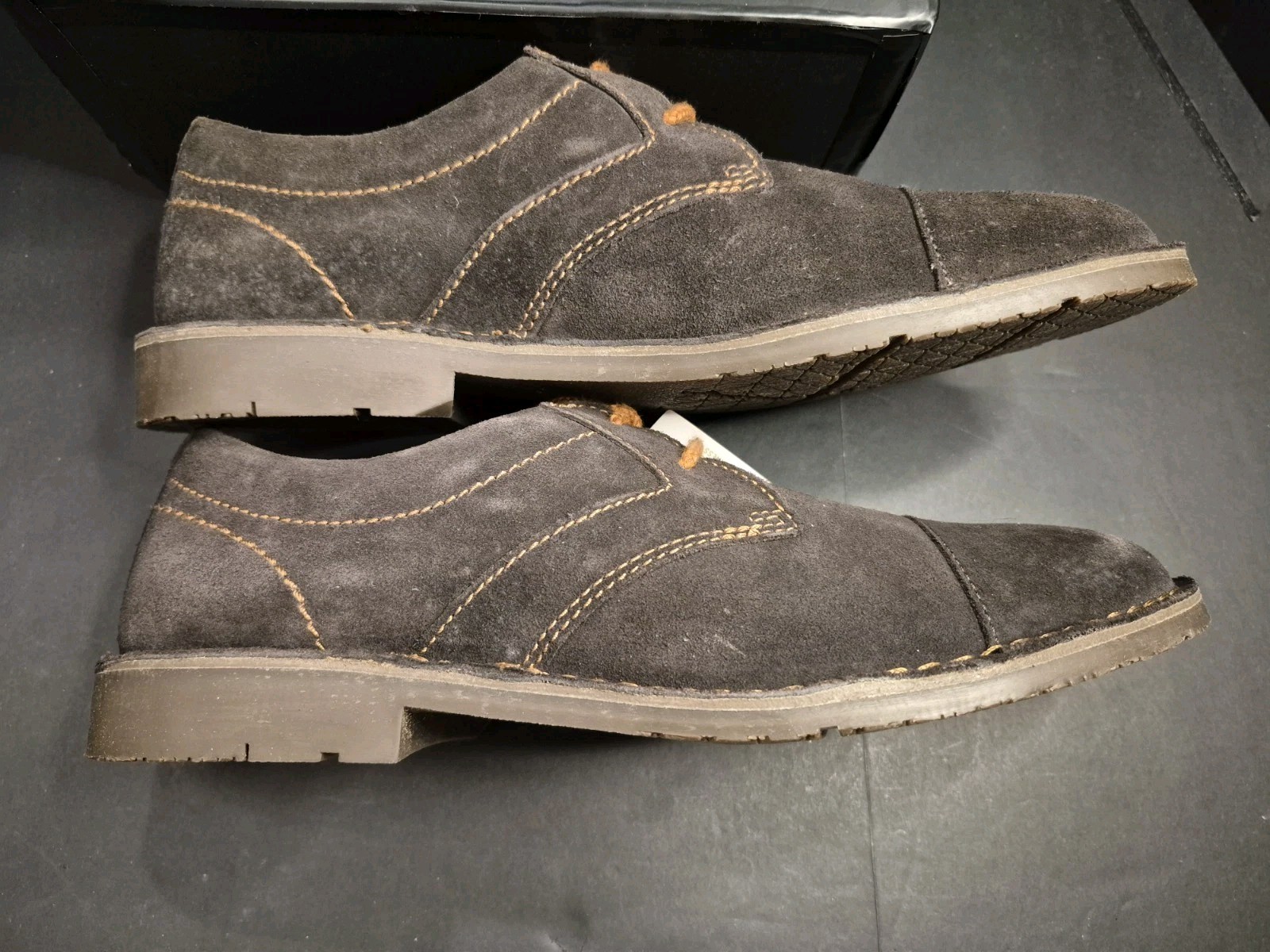 ROCKPORT ADIPRENE BY ADIDAS URBANEDGE CAP TOE BROWN SUEDE 10M V78320 NIB!