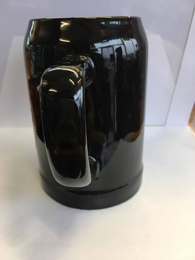 US Navy Black Ceramic Beer Stein