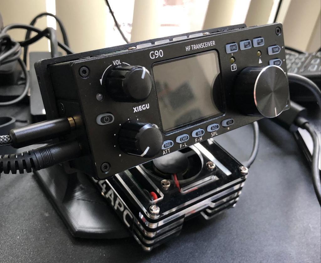 Front Head Unit Swivel Stand Mount Holder for Xiegu G90 HF Radio