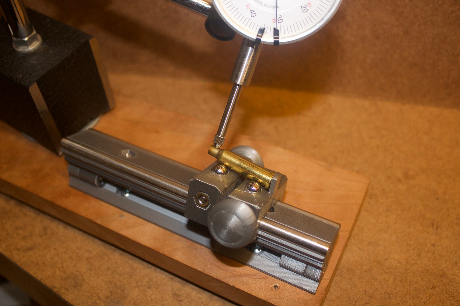 Concentricity Gauge Bed with Stainless Rails