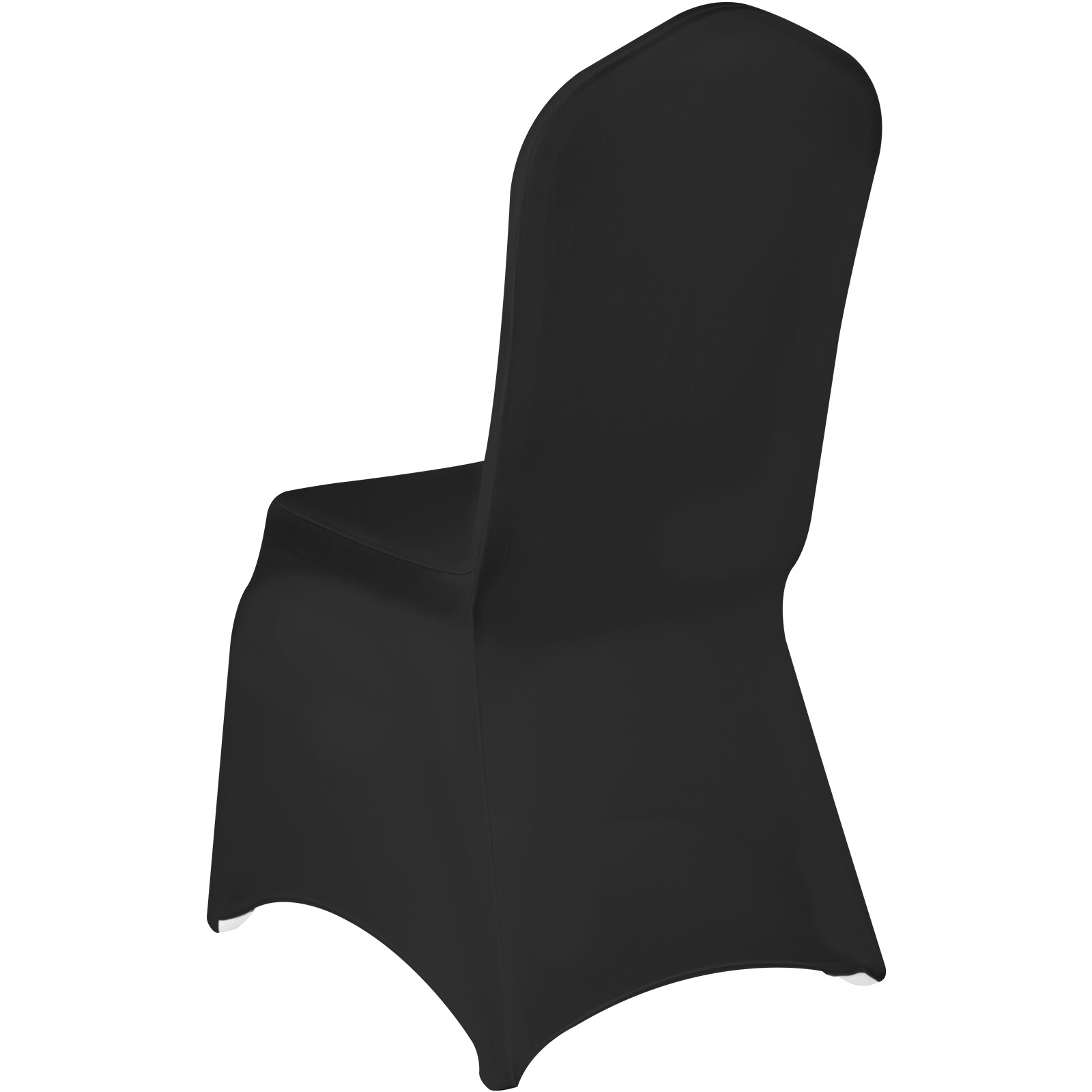 50PCS Stretch Spandex Folding Chair Covers Black Durable Decoration Formal