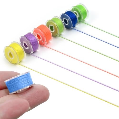 Bobbins and Sewing Threads,25pcs White Prewound Bobbins Thread for