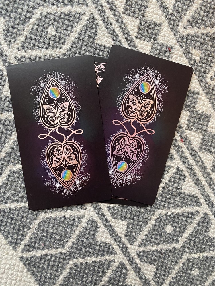 The Embroidered Graveyard Oracle 68 Card Deck and Guidebook Set.