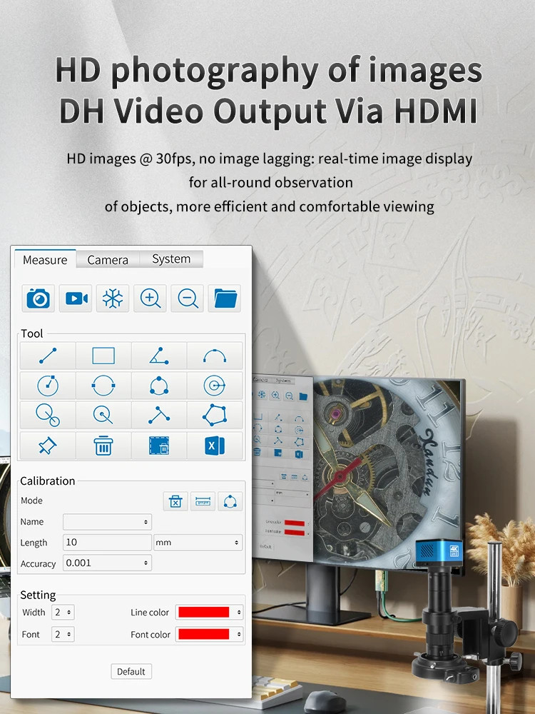 4K 8MP Industrial Camera USB3.0 Interface 1/2.5" CMOS Image Sensor Electronic
