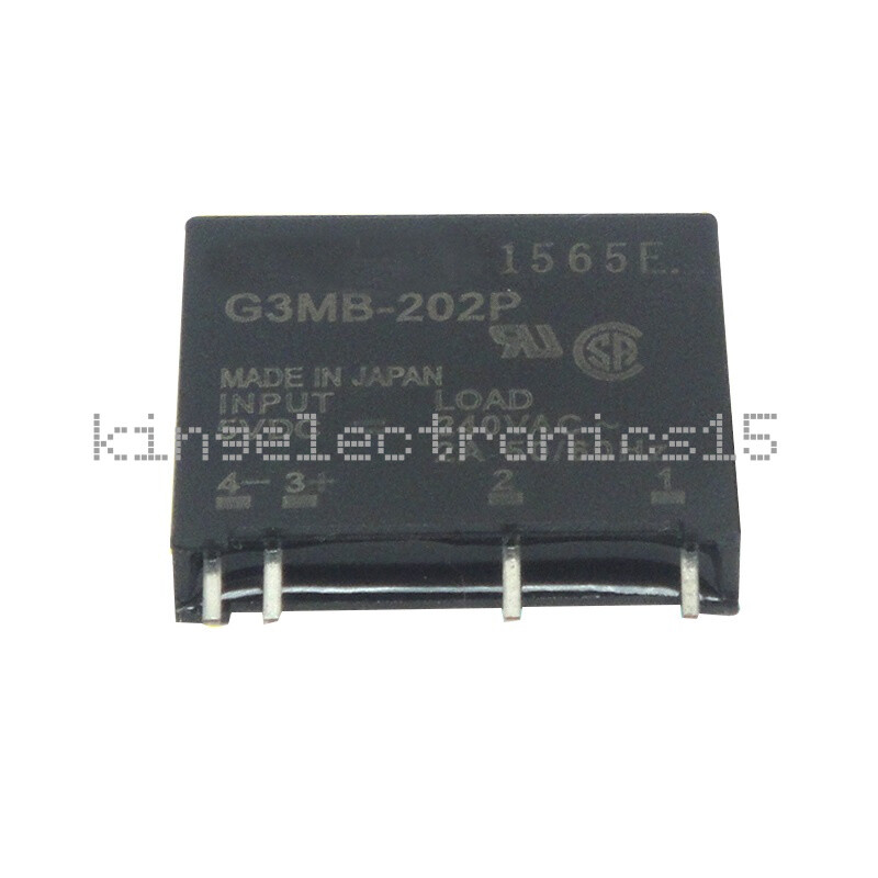 2PCS G3MB-202P DC-AC PCB SSR In 5V DC Out 240V AC 2A Solid State Relay Module