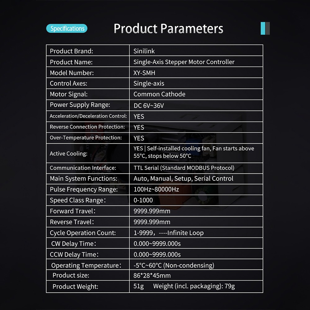 SMH 42 57 Stepper Motor Controller Forward/Reverse Pulse Delay Positioning Angle