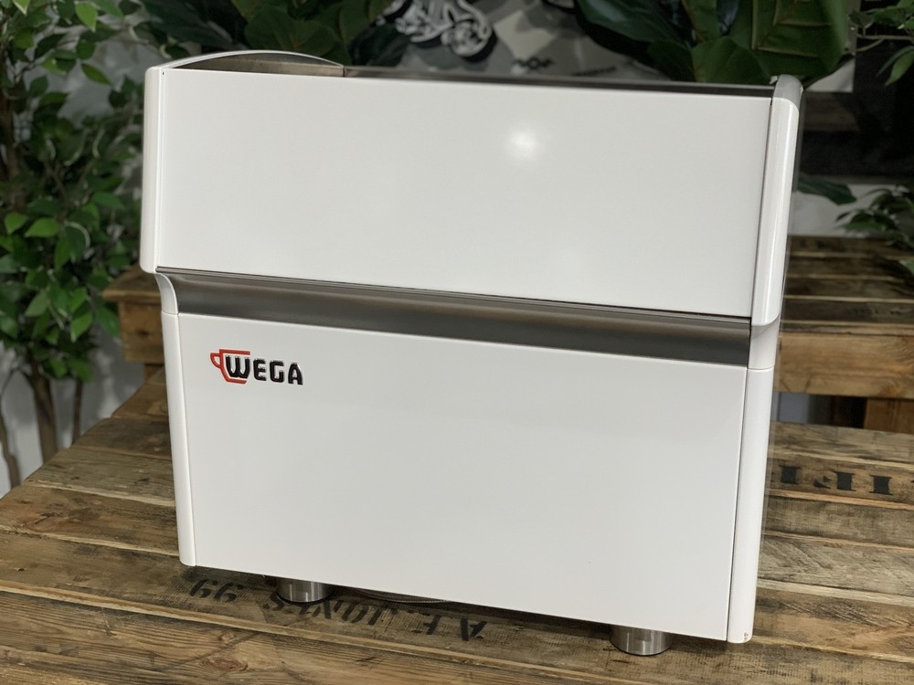 WEGA ATLAS COMPACT EVD 2 GROUP WHITE ESPRESSO COFFEE MACHINE