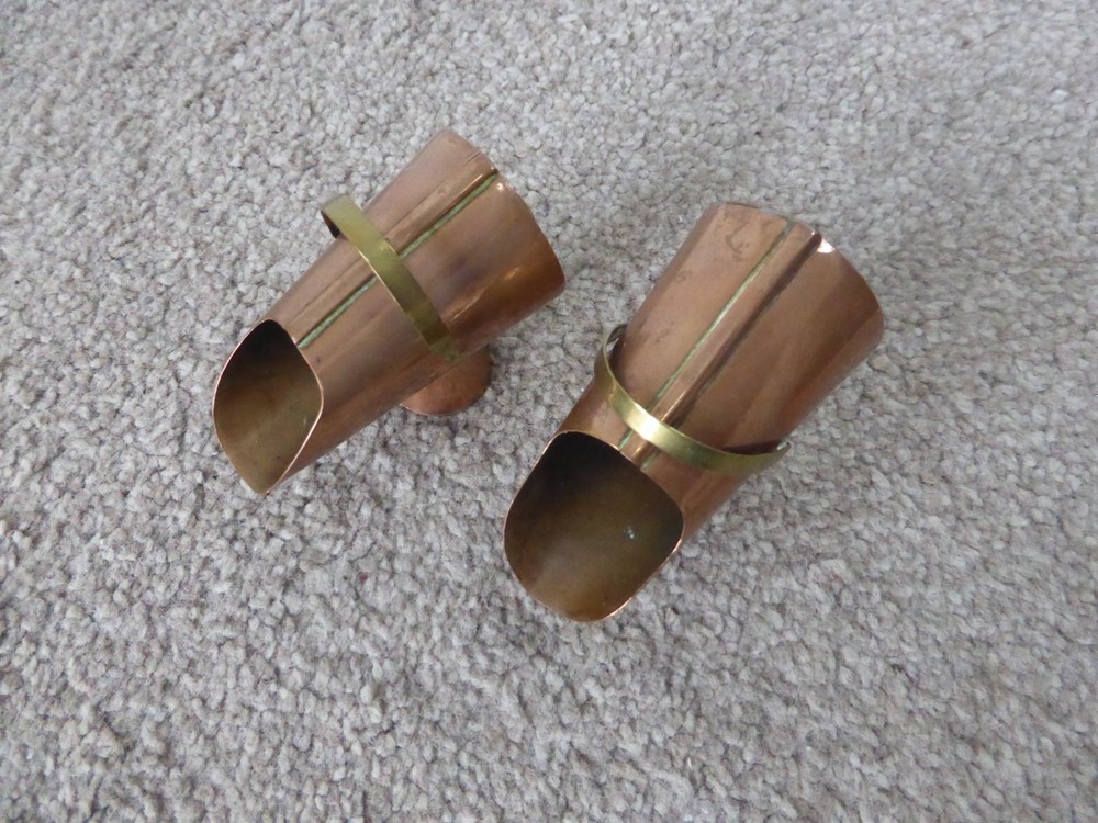 Copper & Brass Coal Scuttle Miniature 7cms Long