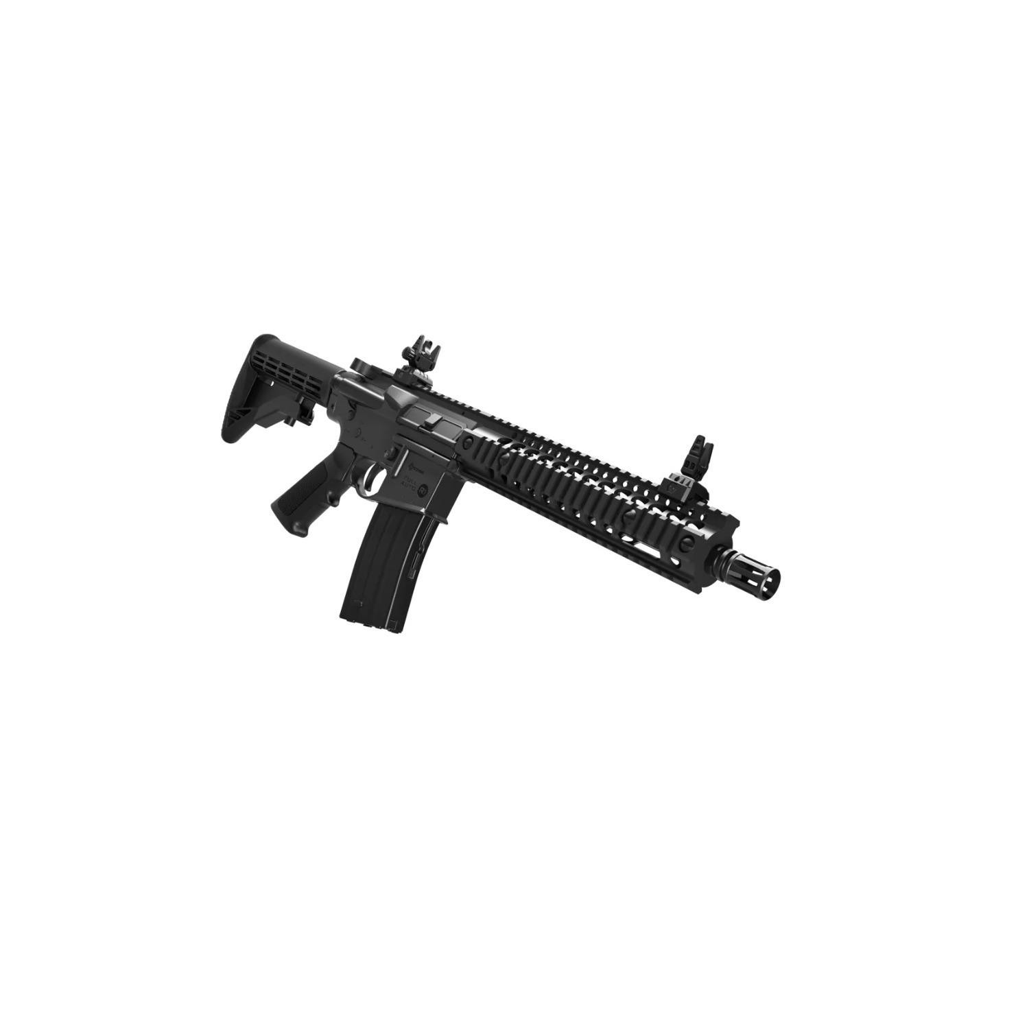 Crosman Full Auto R1 BB Air Rifle CO2 Powered Full and Semi Auto 430 FPS (Black)