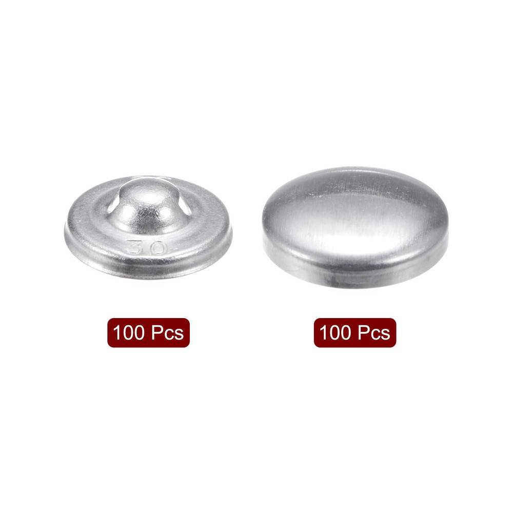 100Pcs Button Supplies 30L(19.1mm/0.75") for Button Maker Machine