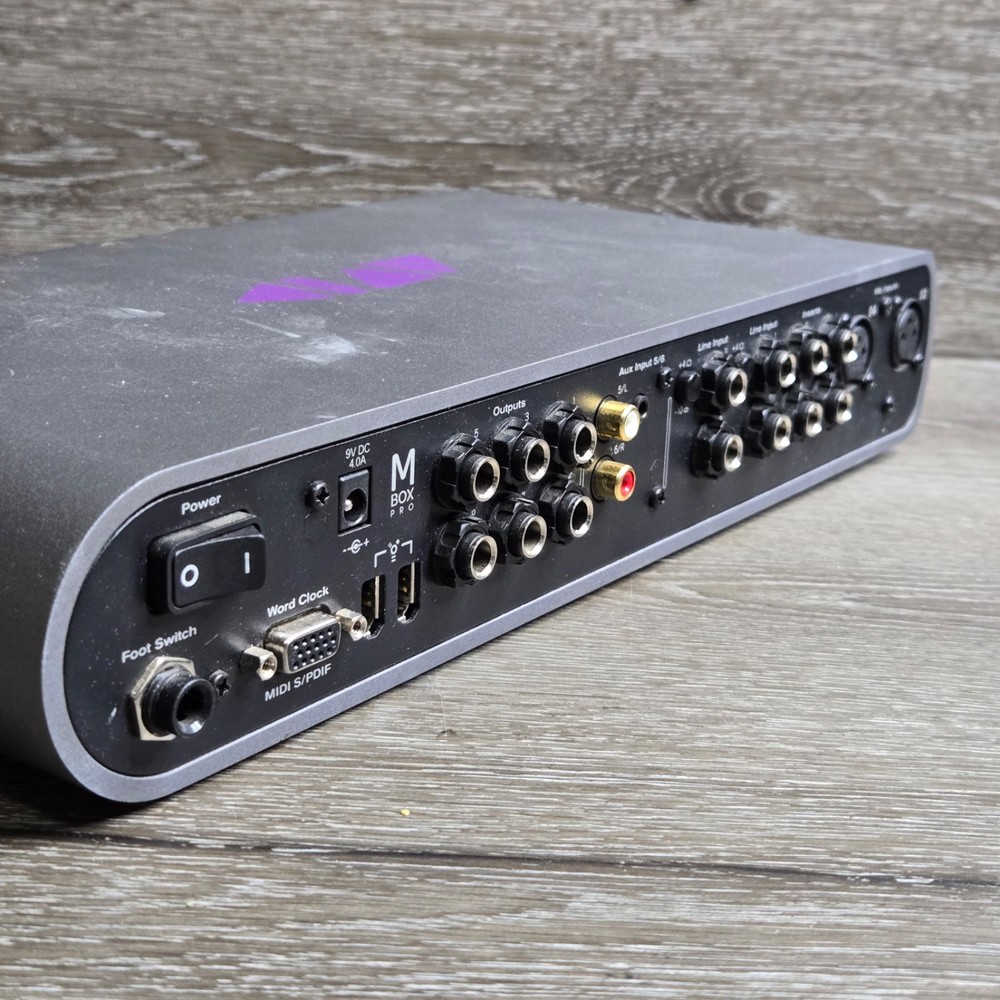 Avid Mbox Pro 3rd Gen 8x8 FireWire Audio Interface w/ Box & Power Supply Tested