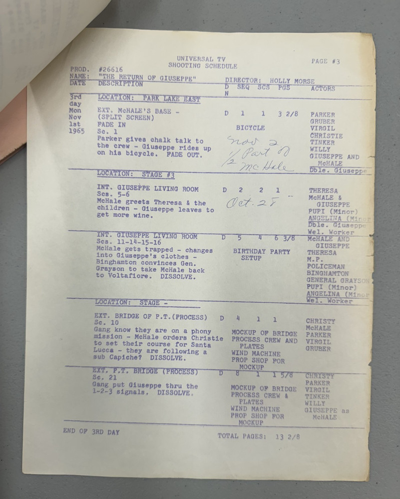 McHale's Navy Tv Show Script 1965