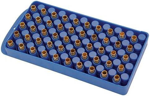 Universal Reloading Tray for Convenient 50 Round Brass One Size, blue