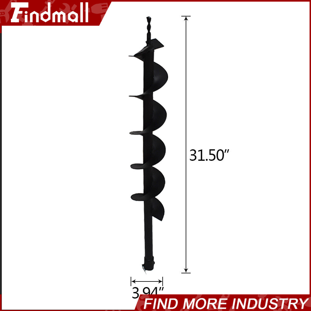 Findmall Earth Auger Drill Bits for Post Fence Hole Digger