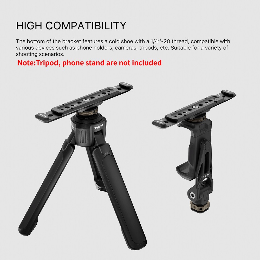 Tilta Dual Cold Shoe Expanded Bracket Camera Expansion Adapter Mounting