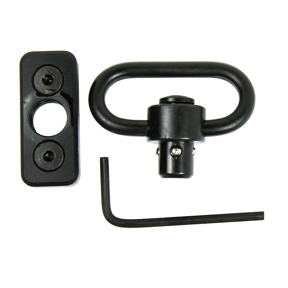KeyMod Modular Direct Attachment Push Button Quick Detach QD Sling Swivel Mount